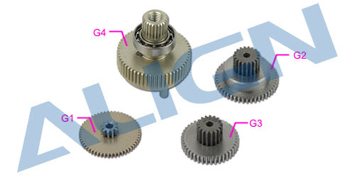 Align/T-Rex Helicopters 450 470 500 550 600 650X 700 Servo Gears