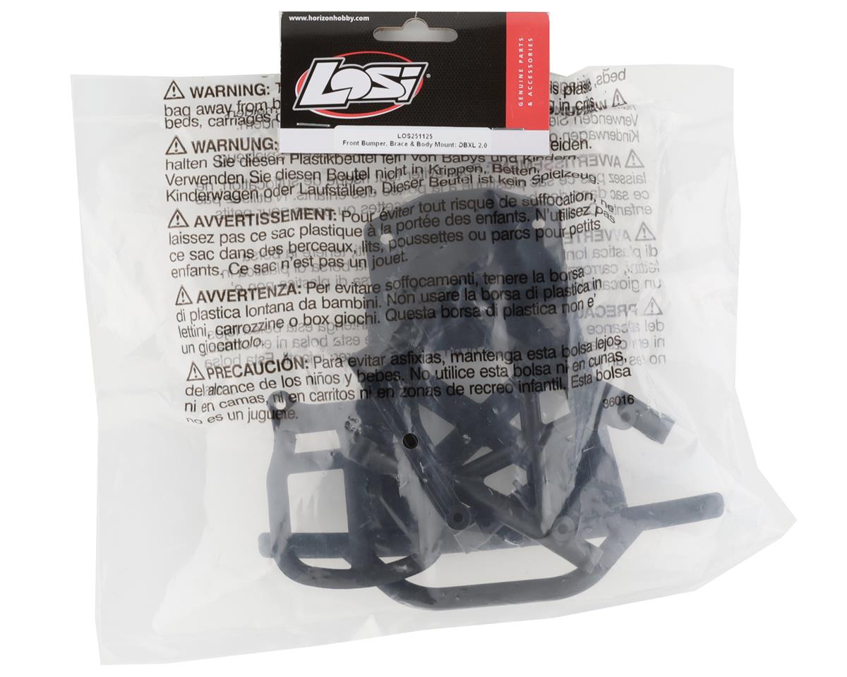 Losi DBXL 2.0 Front Bumper, Brace & Body Mount - BOBBYRC