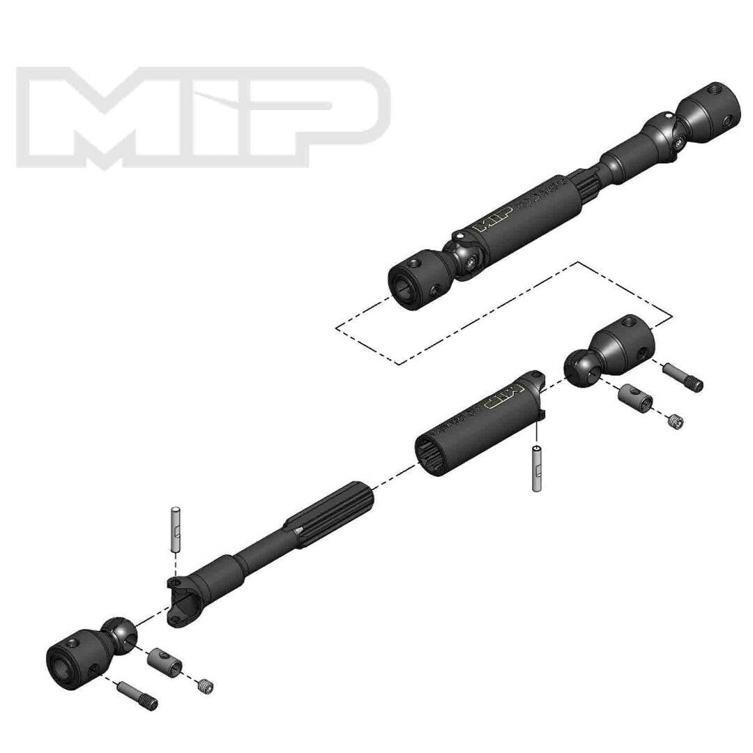 MIP HD Driveline Kit: TRX - 4, 79 Bronco Ranger XLT, MIP18250 - BOBBYRC