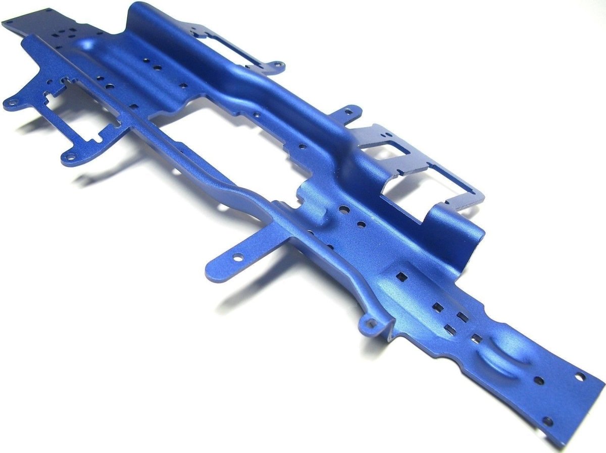 Nitro Revo 3.3, SLAYER PRO 4X4 3.3 CHASSIS (Aluminum BLUE Anodized Plate - BOBBYRC