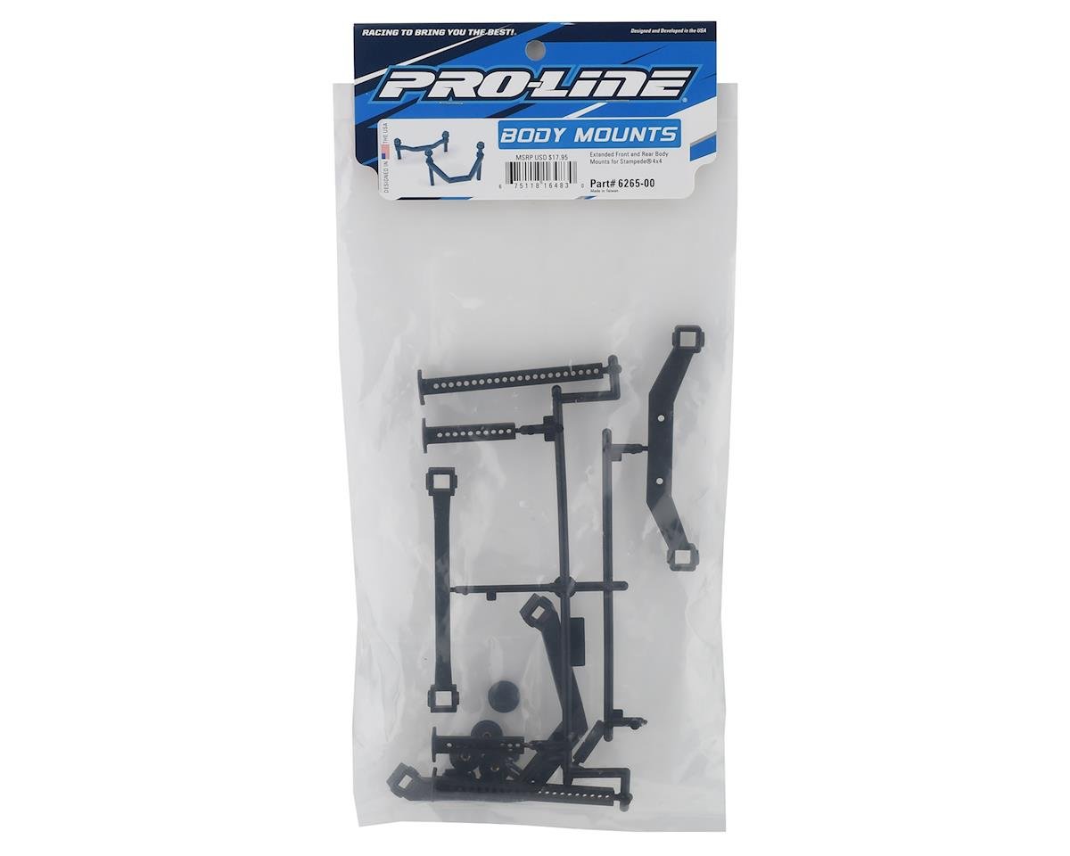 PRO - LINE Extended Body Mounts / Posts Front & Rear Stampede 4x4 - BOBBYRC