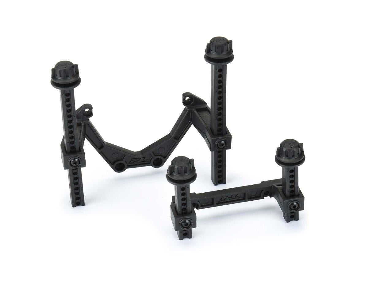 PRO - LINE Extended Body Mounts / Posts Front & Rear Traxxas Rustler 4x4 - BOBBYRC