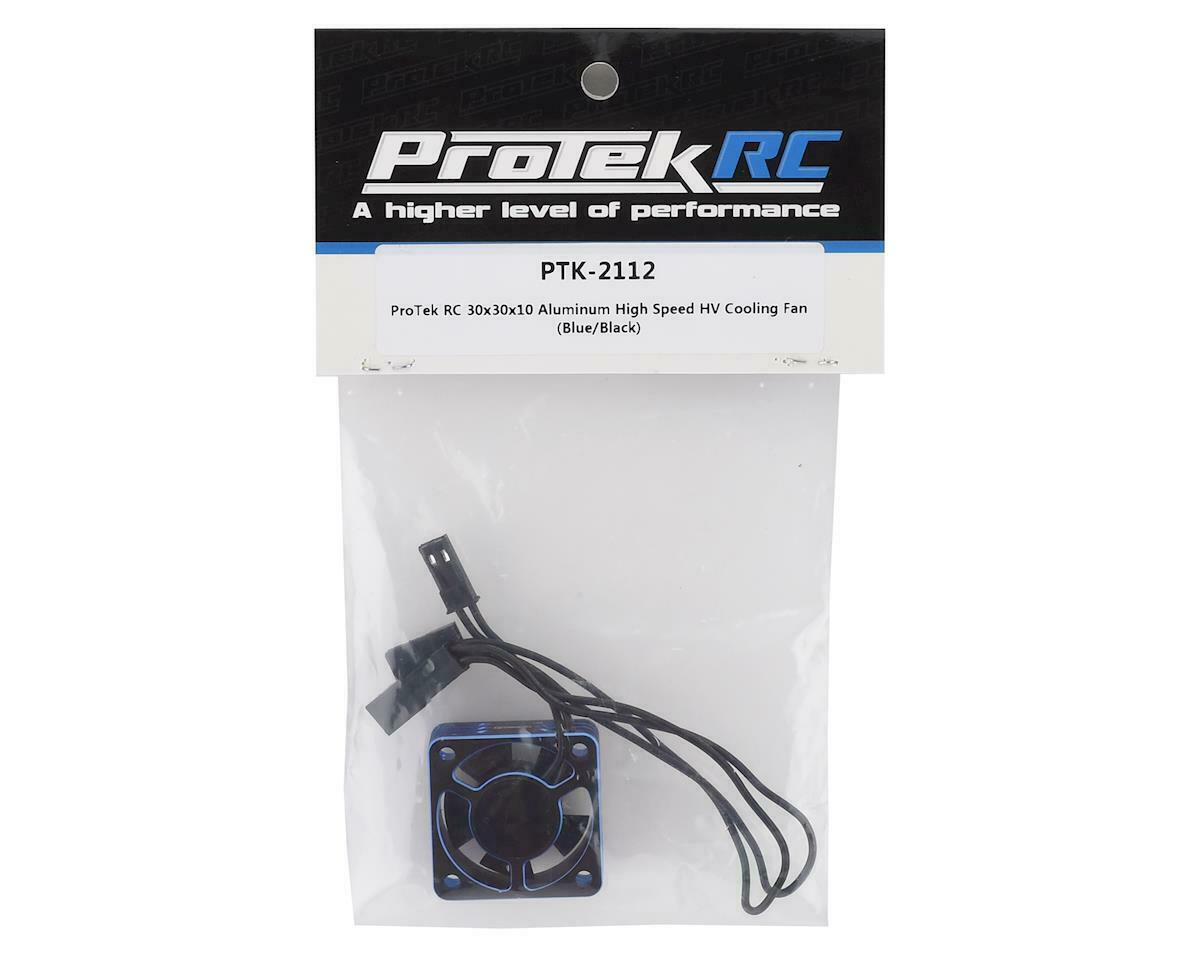 ProTek RC PTK - 2112 30x30x10mm Aluminum High Speed HV Cooling Fan Blue - BOBBYRC