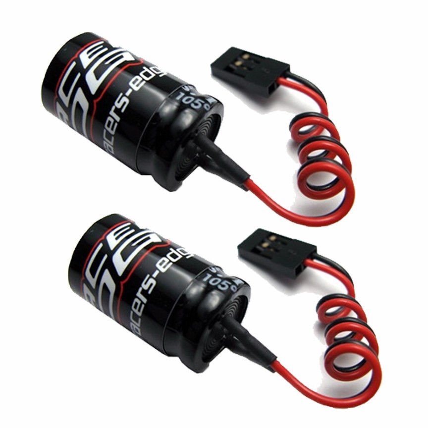 Racers Edge Glitch Buster Power Capacitor SAVOX HITEC FUTABA SPEKTRUM - BOBBYRC