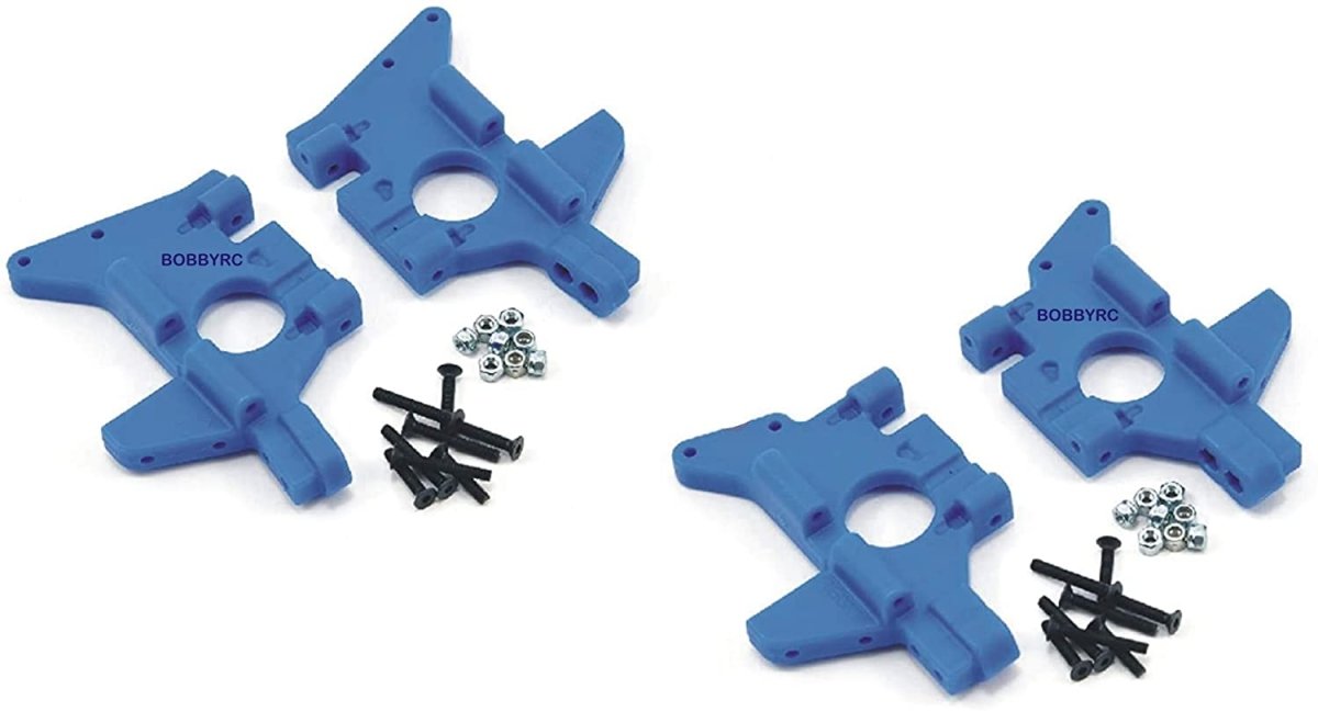 RPM 81065 Front 81075 Rear Blue Bulkheads 2.5 3.3 .15 T - maxx E - maxx S - BOBBYRC