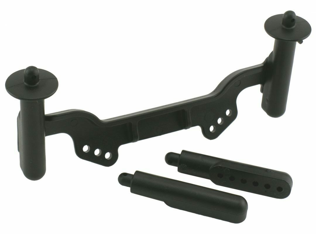 RPM Black Front & Rear Adjustable Body Mount Set For Slash 2wd Nitro Slash - BOBBYRC