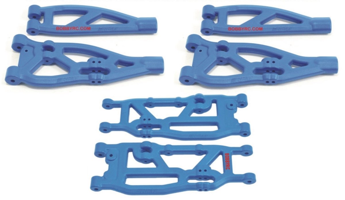 RPM Suspension Arms Set Front Rear BLUE For Arrma Outcast Kraton Talion 6s - BOBBYRC
