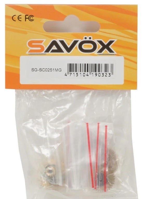Savox SC0251MG Metal Gear Set w/Bearing - BOBBYRC