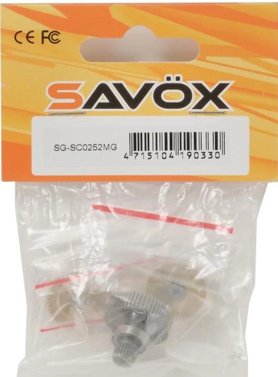 Savox SC0252MG Metal Gear Set w/Bearing For SC0252MG - BOBBYRC