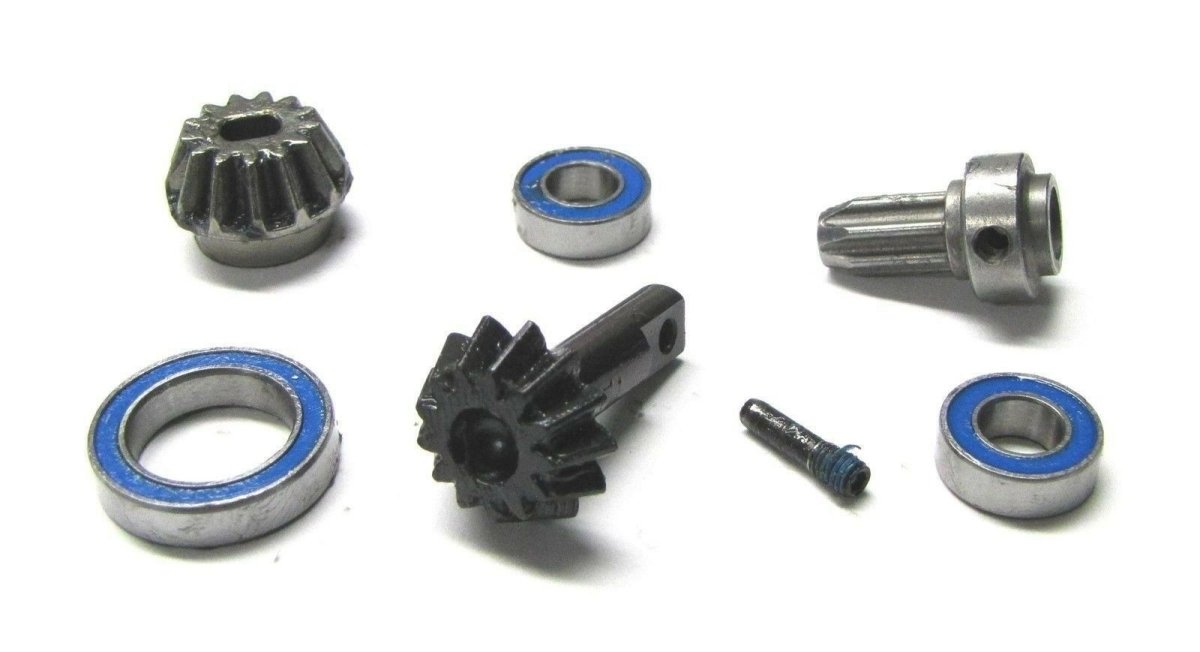Slash Hoss Stampede 4x4 Ultimate Bevel Gear & Bearing Set ,Pinion Drive Hub - BOBBYRC
