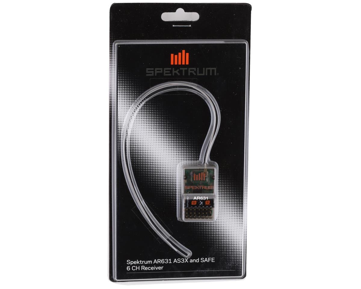 Spektrum RC AR631 DSMX 6 - Channel AS3X & SAFE DSM Receiver - BOBBYRC