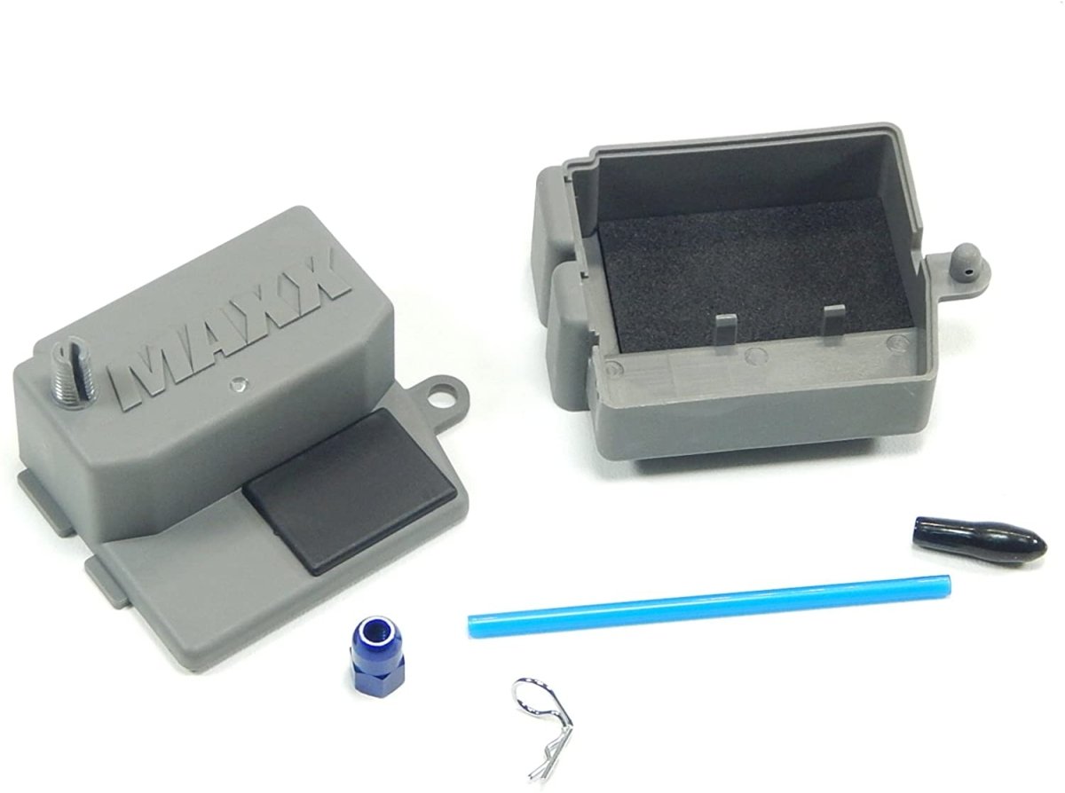T - Maxx 3.3 Classic T - Maxx 2.2 Receiver Box Anodized Crimp Nut & Antenna Tube - BOBBYRC
