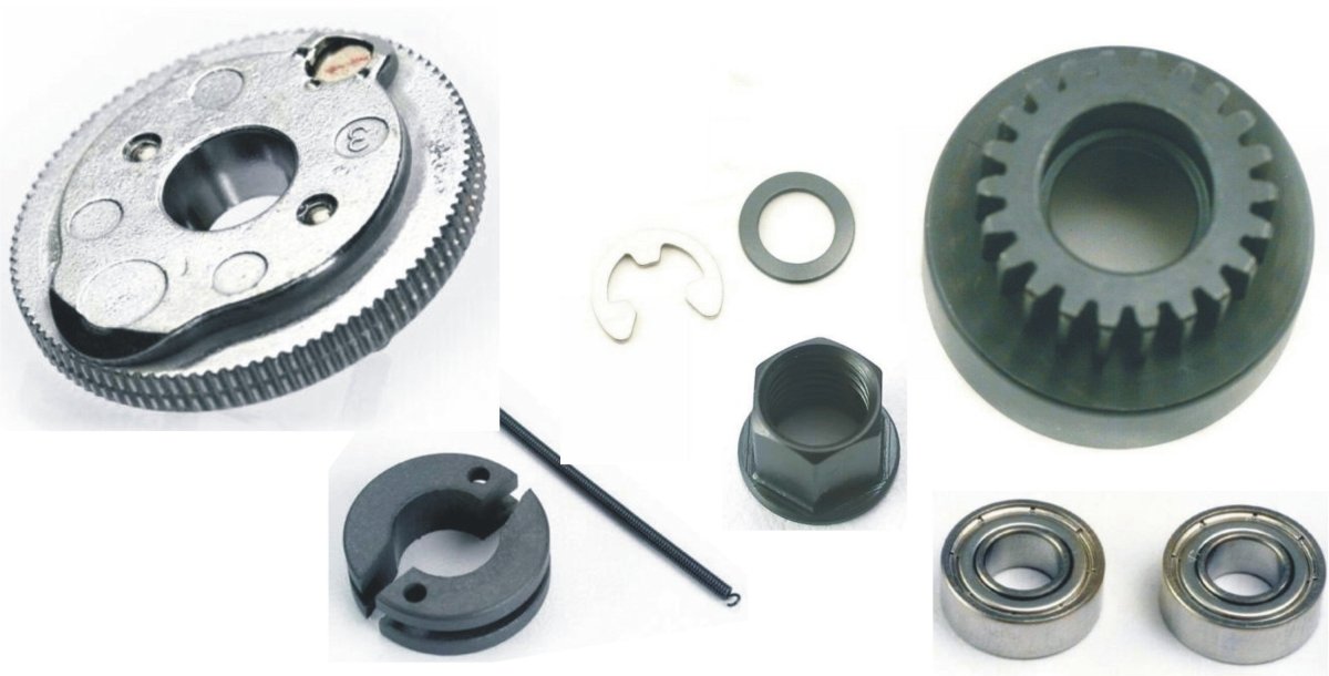 T - Maxx 3.3 CLUTCH, bell and GEAR 4122 with MAGNET (shoes nut 49077 - 3 - BOBBYRC
