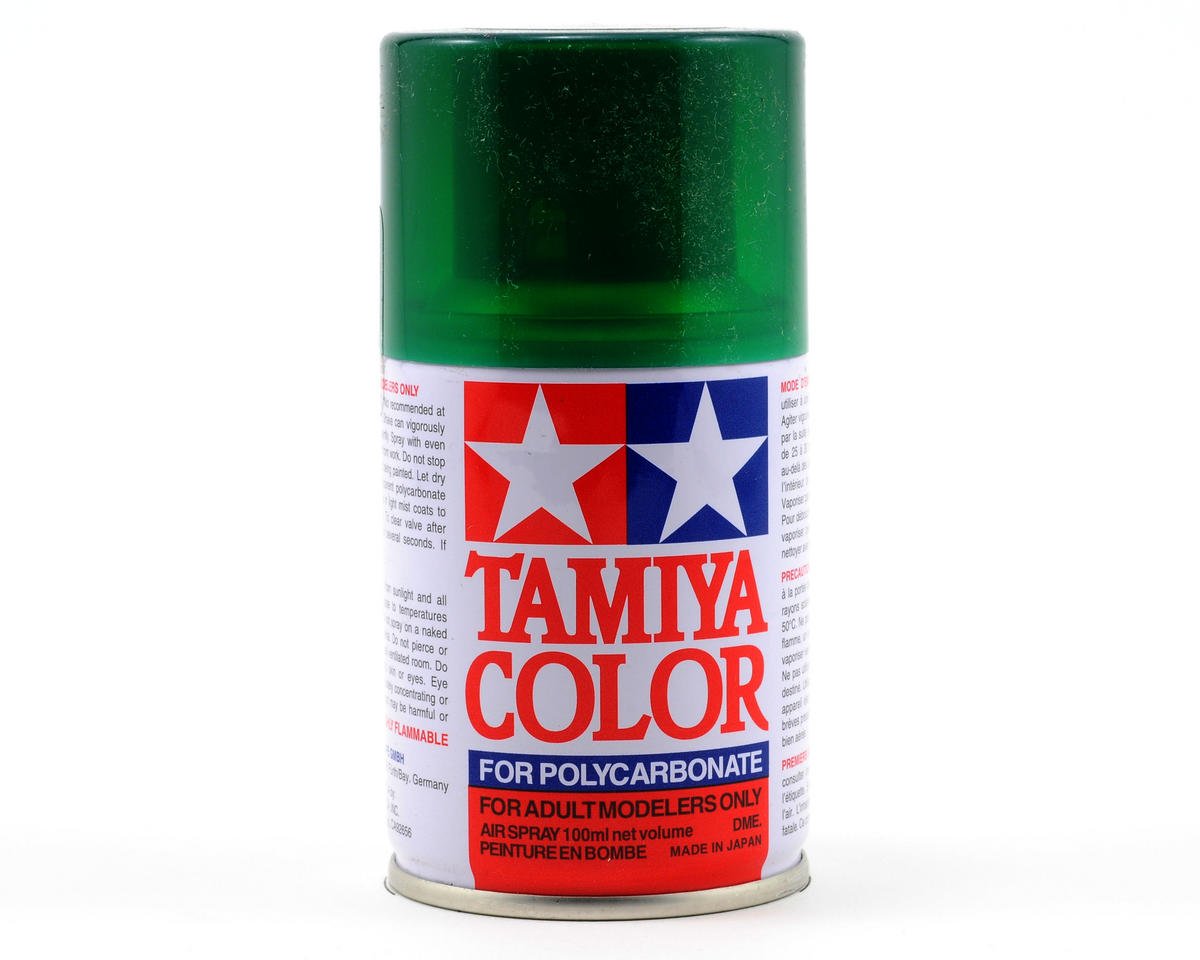 Tamiya PS - 44 Translucent Green Polycarbonate 3 Oz Spray Paint - BOBBYRC