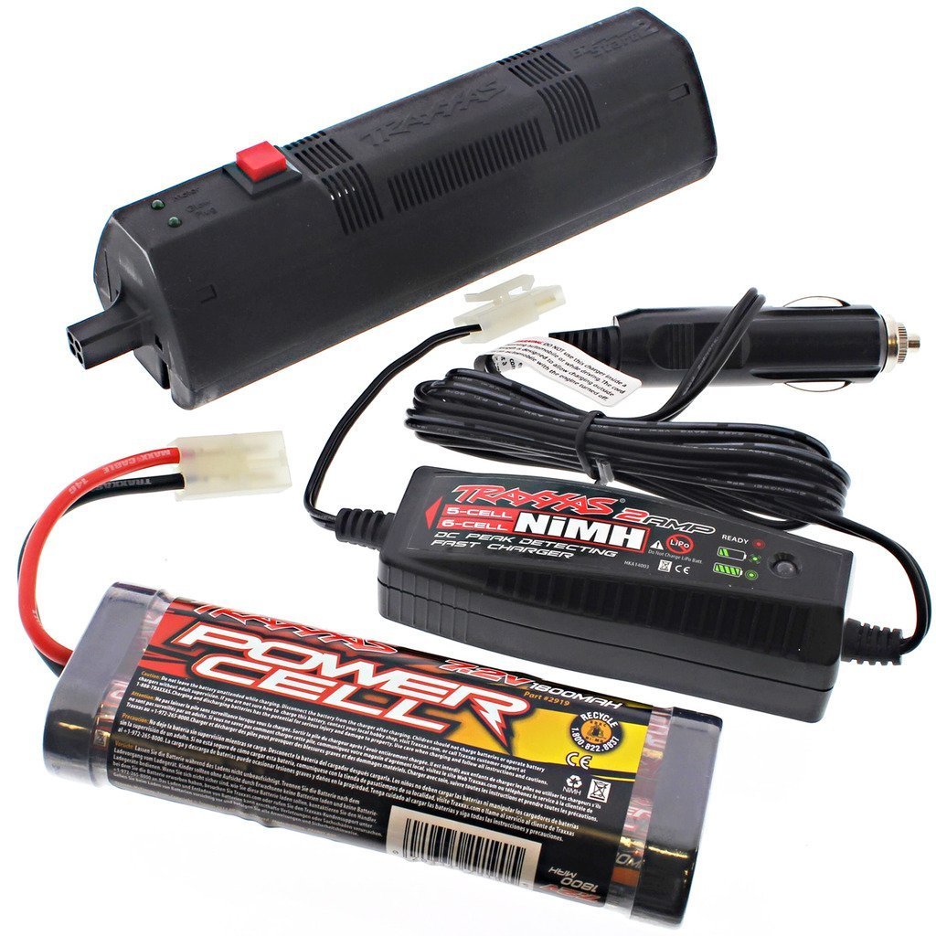 Traxxas 1/10 Nitro Slash 3.3 EZ Start Control Box 1800mAH Battery & Charger - BOBBYRC