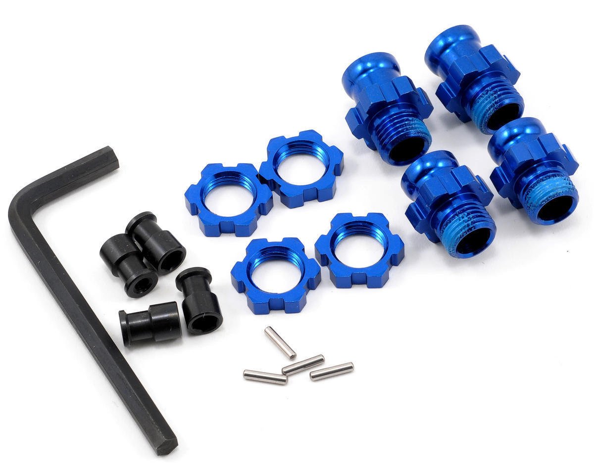 Traxxas 17mm Wheel Hex Hubs (4) for Rustler Slash 2WD, Stampede 2WD 5853X - BOBBYRC