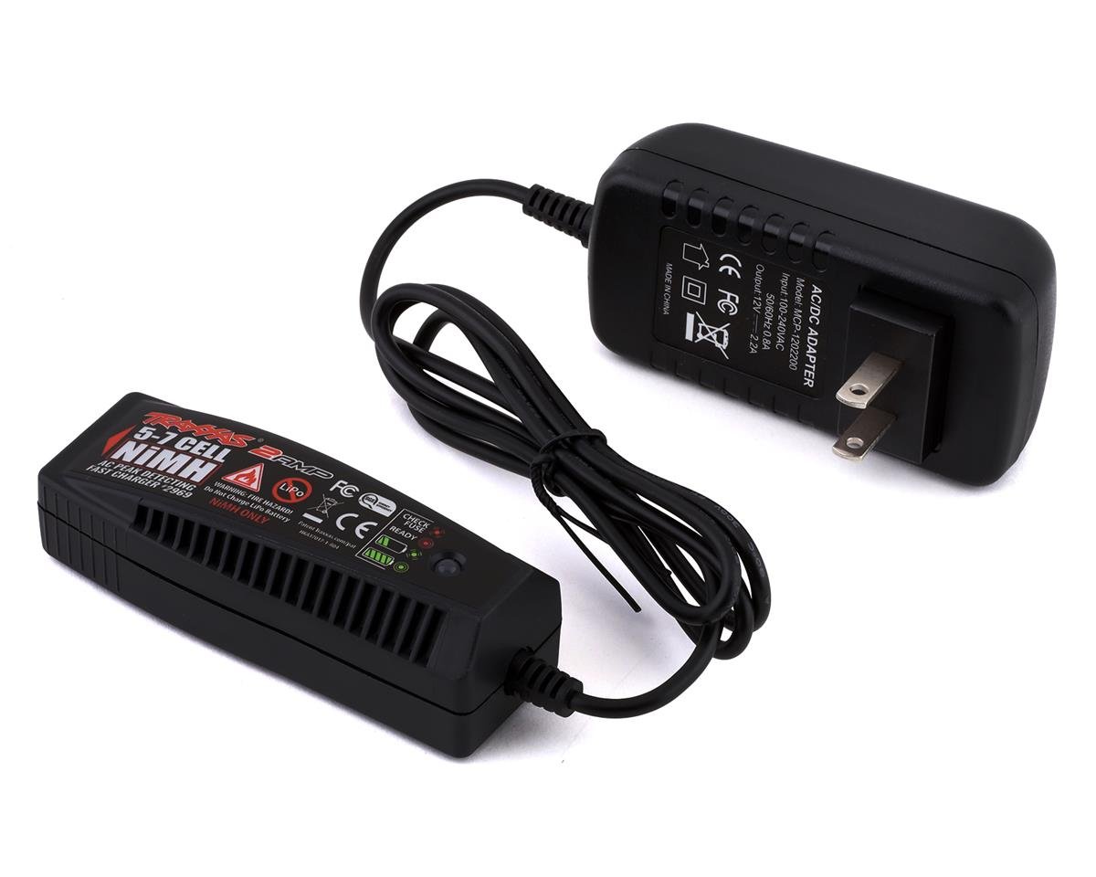 Traxxas 2 - Amp AC Wall Charger for 5 - 7 Cell NiMH 6 - 8.4V Battery Packs - 2969 - BOBBYRC
