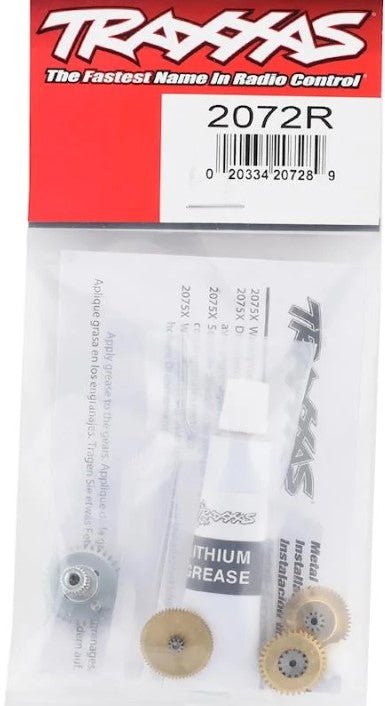 Traxxas 2072R Gear Set, Metal, high Speed for 2070, 2075 Servos - BOBBYRC