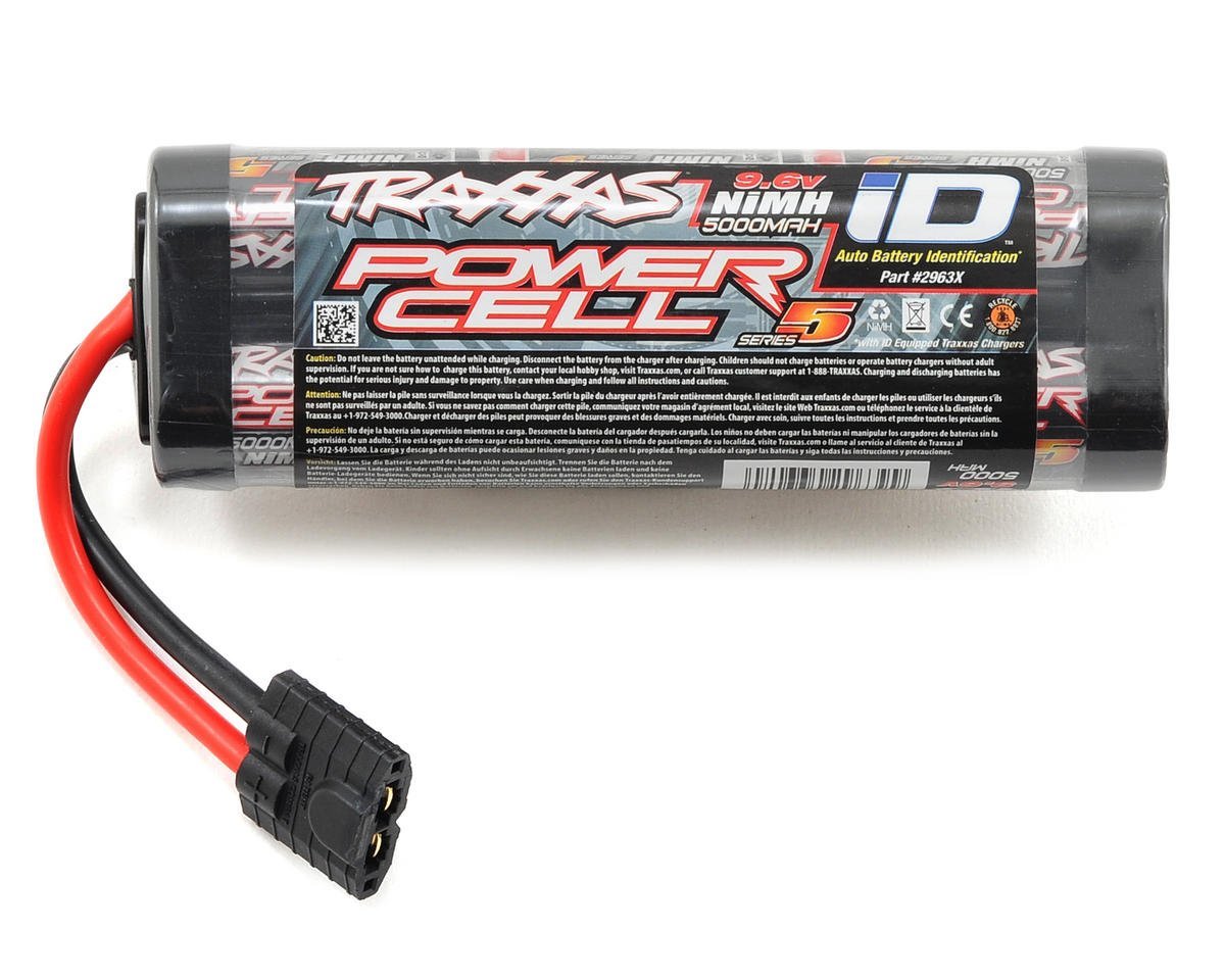 Traxxas 2963X NiMH, 8 - Cell, 9.6V Series 5 5000mAh Battery (hump pack) - BOBBYRC