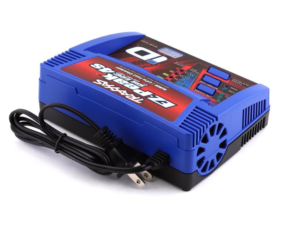 Traxxas 2981 EZ - PEAK PLUS 4s 3s 2s 8 Amp Auto - iD LiPo NiMH Battery Charger iD - BOBBYRC