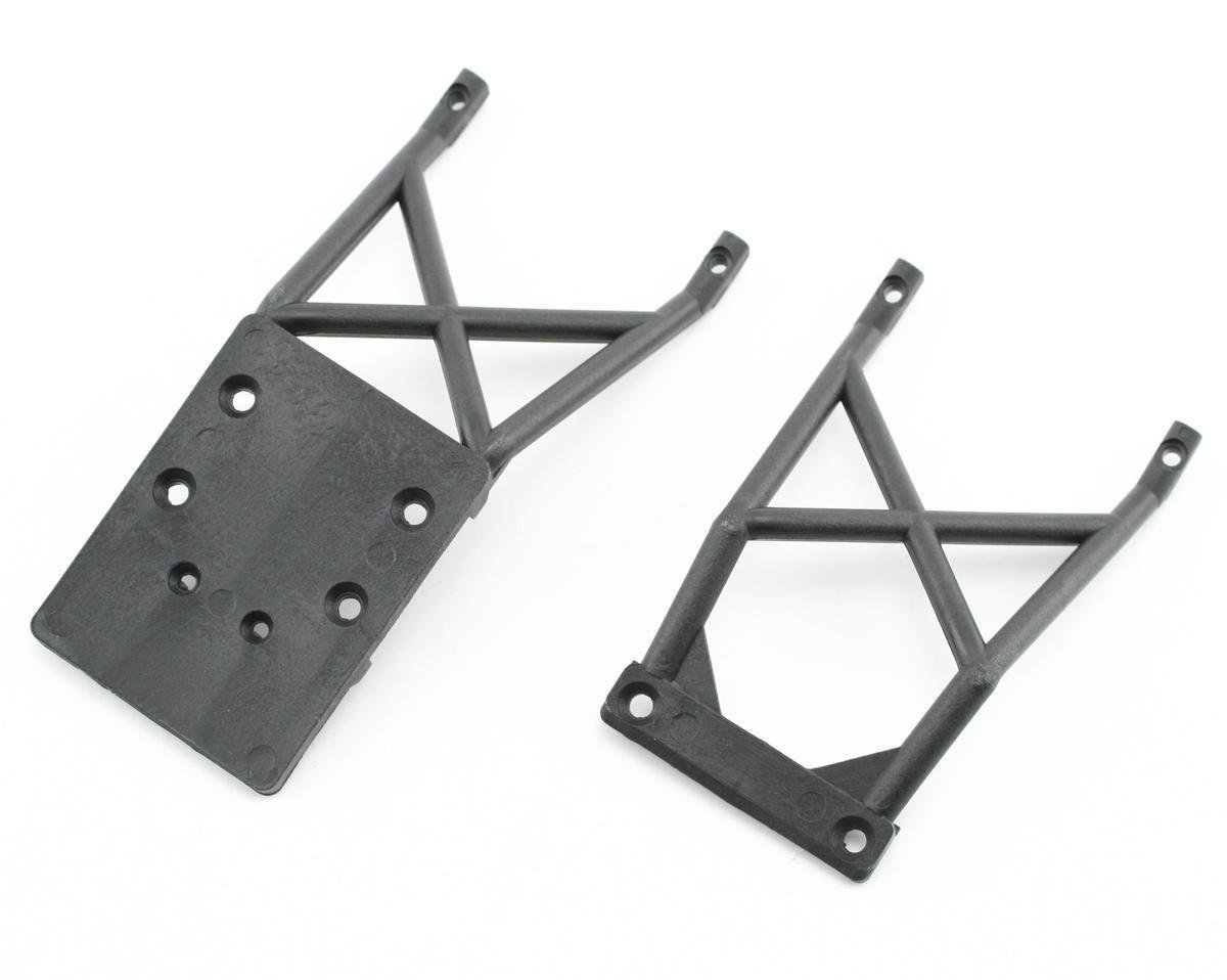 Traxxas 2wd Stampede VXL Bigfoot Front & Rear Skid Plate Set Chassis Braces - BOBBYRC