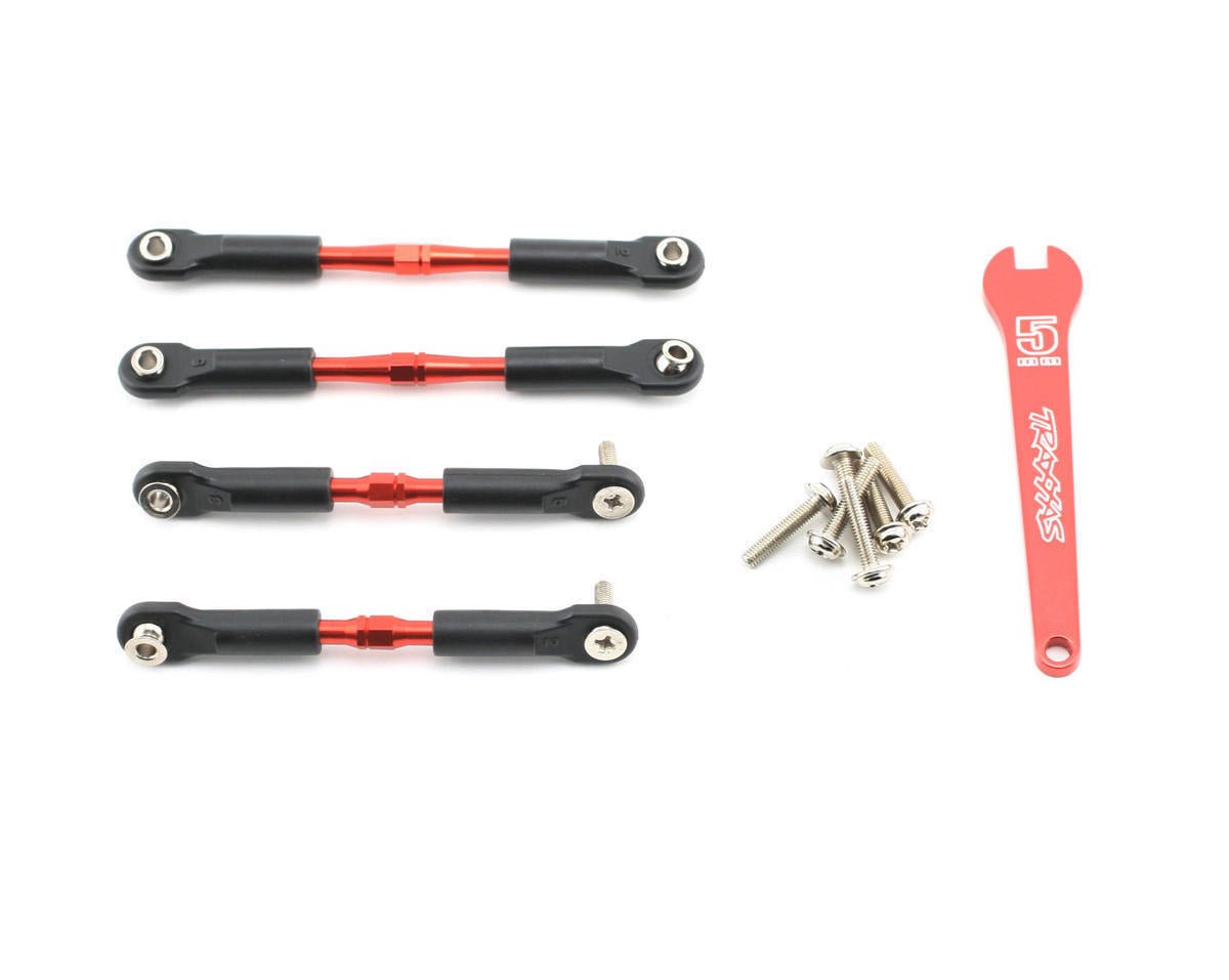 Traxxas 3741A 3741X Aluminum Turnbuckle Set Rustler Stampede 4x4 Slash 4x4 2WD - BOBBYRC