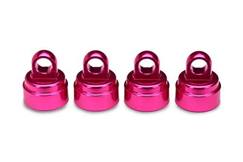 Traxxas 3767 Stampede Rustler Slash Hoss Anodized Aluminum Shock Caps - BOBBYRC
