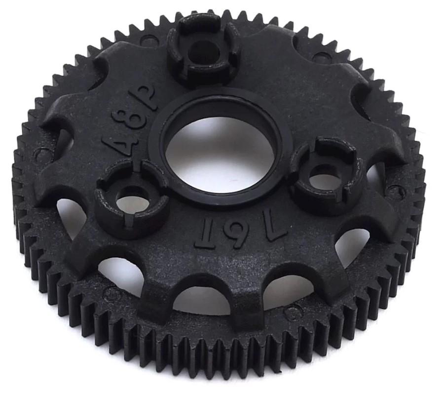 Traxxas 4676 Spur Gear 76T 48P (1pcs) Slash 2WD Rustler Stampede Bandit VXL XL - 5 - BOBBYRC