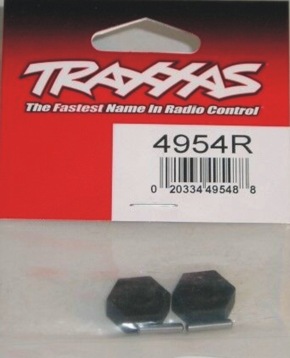 Traxxas 4954R Steel 14mm Wheel Hex Hubs T - Maxx E - Maxx Revo Slayer Summit - BOBBYRC