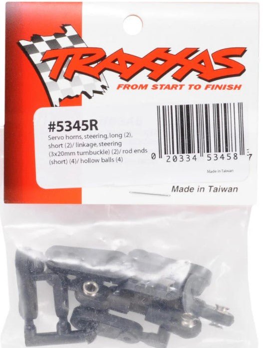 Traxxas 5345R Steering Linkage & Servo Horn Set For M41,Revo 3.3, XO - 1 ,E - Revo VXL 2.0 - BOBBYRC