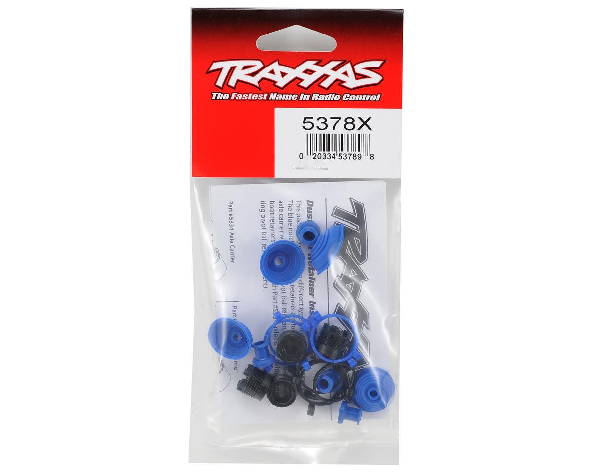 Traxxas 5378X Pivot Ball Caps w/ dust boots, rubber (4)/ dust plugs, rubber (4)/ dust - BOBBYRC