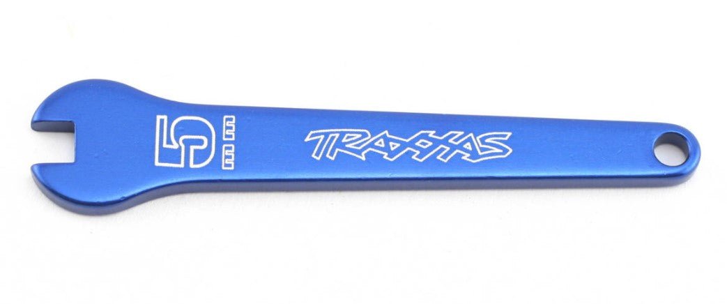 Traxxas 5mm Aluminum Flat Wrench (Blue) - BOBBYRC