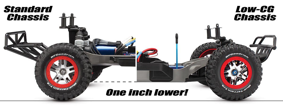 Traxxas 7421 Slash 4x4 Low - CG Chassis Conversion Kit LCG - BOBBYRC