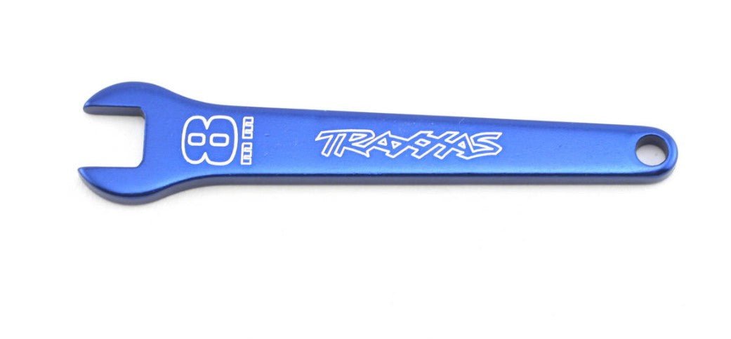 Traxxas 8mm Aluminum Flat Wrench (Blue) - BOBBYRC