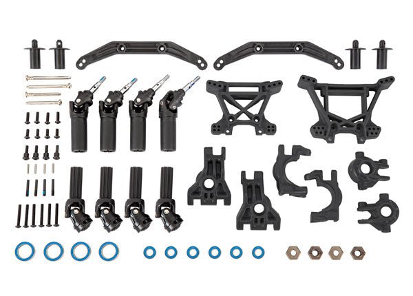 Traxxas 9080 Rustler Slash Hoss 4x4 VLX Extreme Heavy Duty Suspension Kit - BOBBYRC