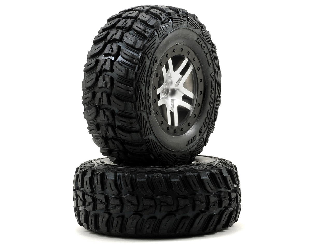 Traxxas Kumho Venture MT (2) w/Split - Spoke Rear Wheel & Tires - BOBBYRC
