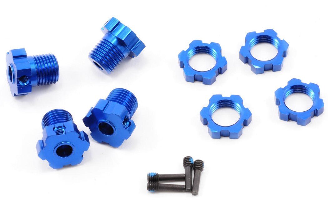 Traxxas Nitro Revo 3.3 Splined 17mm HEX HUBS 5353X (Nuts, 5309 Summit E - revo E - maxx - BOBBYRC