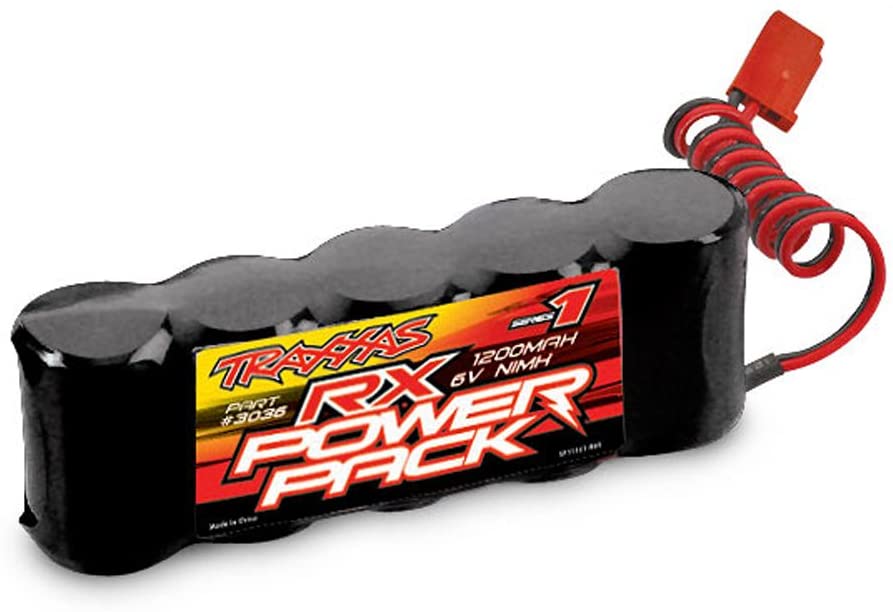 Traxxas Revo 3.3 3036 NiMH 1200mAh 6V 5 - C RX POWER PACK BATTERY - BOBBYRC