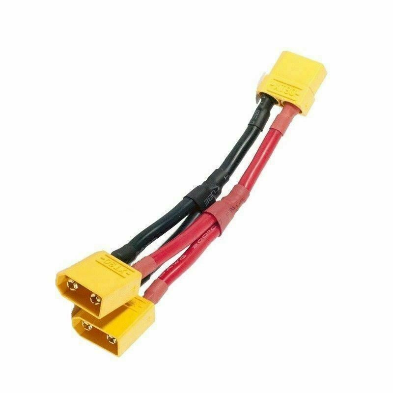 XT90 XT - 90 Battery Harness 10AWG for 2 Packs in Parallel - BOBBYRC