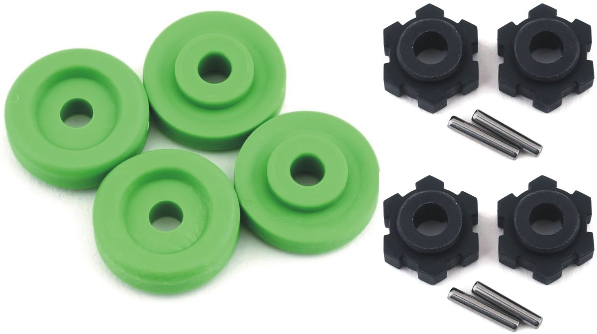 1/10 Maxx ,1/10 Wide - Maxx Wheel Hubs 17MM Splined,HEX PINS For Traxxas 89076 - 4 & 89086 - 4 - BOBBYRC