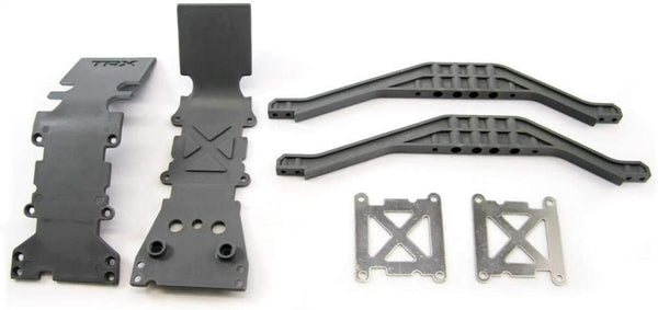 Traxxas T-Maxx 2.5 Classic Front & Rear Skid Plates ,Chassis Brace