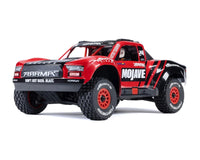 Arrma Mojave Grom MEGA 4WD 380 Brushed 1/18 Electric Desert Truck RTR (Red/Black) w/SLT2 2.4GHz Radio, Battery & Charger