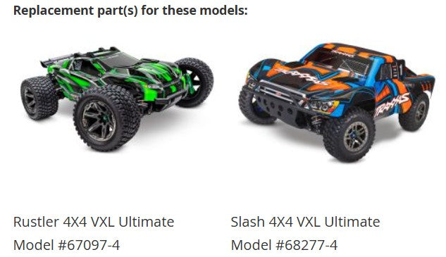 Traxxas 6837 Steering Blocks (2) Slash Stampede Rally Telluride Hoss 4x4