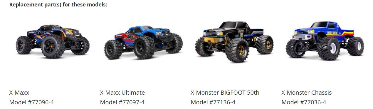 Traxxas Chassis For X-Maxx Ultimate , X-Maxx , X-Monster BIGFOOT , X-Monster Chassis