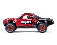 Arrma Mojave Grom MEGA 4WD 380 Brushed 1/18 Electric Desert Truck RTR (Red/Black) w/SLT2 2.4GHz Radio, Battery & Charger