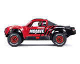 Arrma Mojave Grom MEGA 4WD 380 Brushed 1/18 Electric Desert Truck RTR (Red/Black) w/SLT2 2.4GHz Radio, Battery & Charger