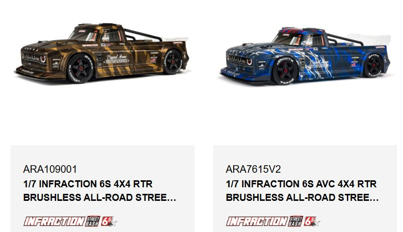 Arrma ARA320537 Foam Front Bumper Infraction / Limitless