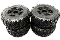 ARRMA BIG ROCK 4X4 3S BLX - Tires & Wheels(RAGNAROK Tyres Rims DBOOTS ARA4312V3