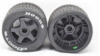 INFRACTION FELONY 6s Belted Rc Tires & Wheels,Foam Inserts(tyres "HOONS" DBoots 5-Spoke