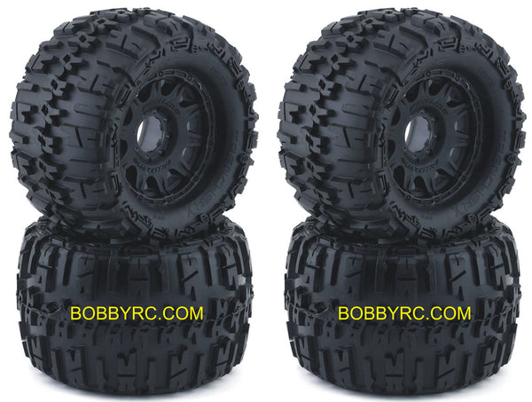 Pro-Line Trencher X 3.8 on Raid 8x32 17mm Removable Hex (4) Wheels for Summit E-Revo